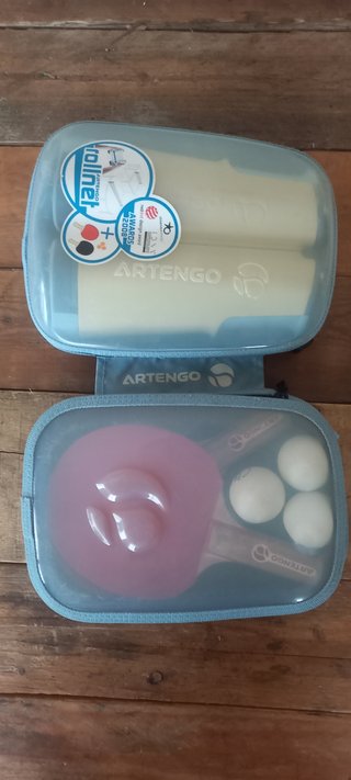 Kit Tenis de Mesa Artegon: Red, Palas y Pelotas