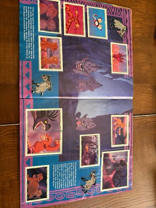 Álbum cromos El Rey León completo Panini
