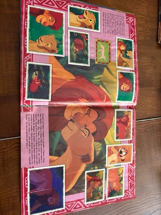 Álbum cromos El Rey León completo Panini