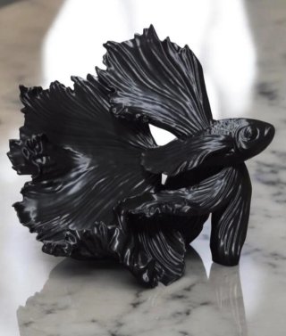 Pesce Betta statua Scultura pez animal
