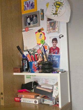 Mesa de ordenador o escritorio de esquina libreria