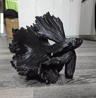 Pesce Betta statua Scultura pez animal
