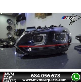 Faros delanteros Led Volkswagen Golf VI 6 Red edit