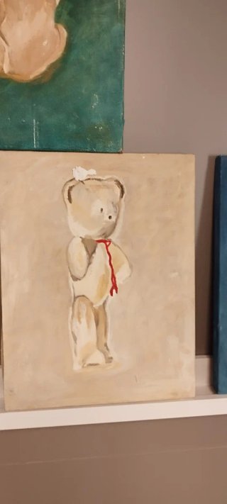 Cuadros Óleo Ositos 37x27 cm