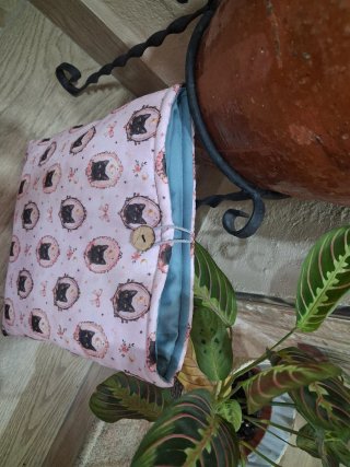 OFERTA 3X20€ 2x14€ Funda literaria GATOS ROSA