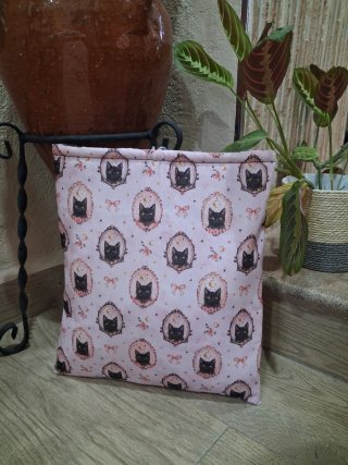 OFERTA 3X20€ 2x14€ Funda literaria GATOS ROSA