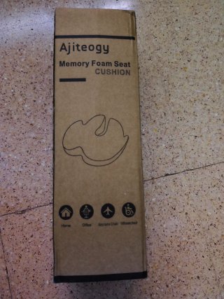 Cojín Memory Foam Ajiteogy Negro
