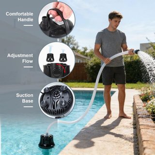 Bomba Agua Sumergible 25W 800L/h Fuente