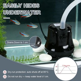 Bomba Agua Sumergible 25W 800L/h Fuente