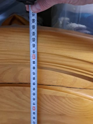 Mesita de noche y cabezal madera maciza