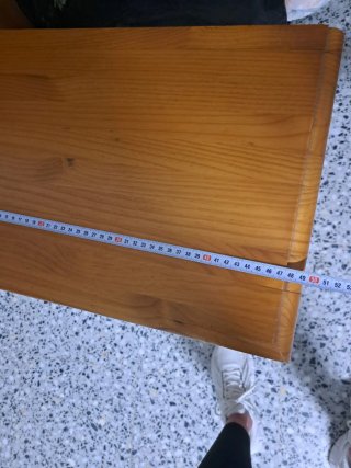 Mesita de noche y cabezal madera maciza