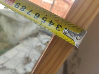 Puertas de armario de madera maciza con espejo