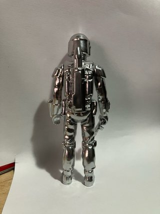 STAR WARS Boba Fett edición plata impresión 3D