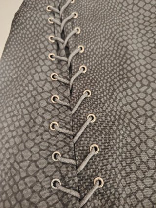 Falda Zara efecto piel animal print