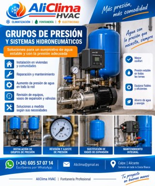 Fontaneria en General y Climatizacion Comercial