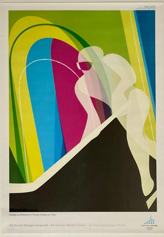 Cartel original juegos olímpicos invierno