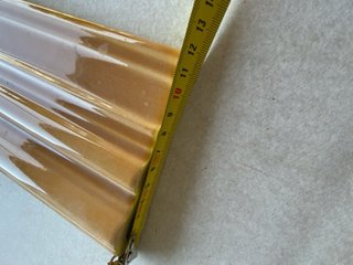 Cenefa vintage color caramelo