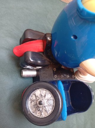 M&M's Moto con Sidecar Azul
