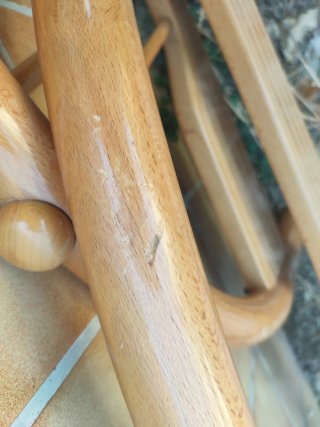 2 Juegos de cabecero y piecero madera curvada