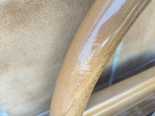 2 Juegos de cabecero y piecero madera curvada