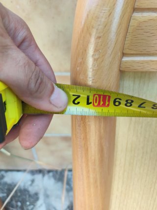 2 Juegos de cabecero y piecero madera curvada