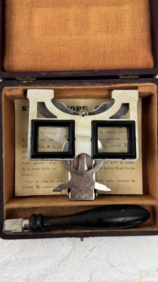 Estereoscopio Antiguo DAMOY OMNIUM 1910 + Estuche