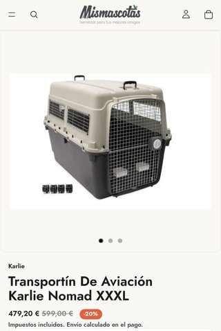 Transportín gigante para perros