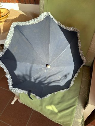 Sombrilla para cochecito de bebé azul