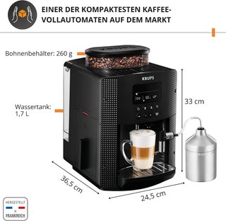 Cafetera Krups Essential YY8135FD Negra