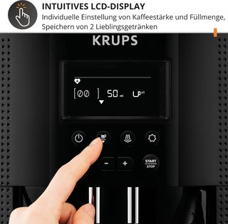 Cafetera Krups Essential YY8135FD Negra