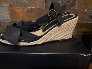 Sandalias cuña Pepe Jeans negras T 40