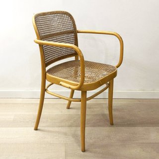 Butaca TON 811 Madera y Rattan