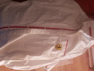 Camisa Ferrari Original Blanca Talla M