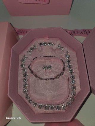 Conjunto Swarovski Flor
