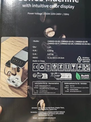Cafetera Automática Zachvo Virto-F-CM9002