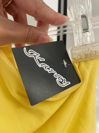Vestido largo amarillo para evento