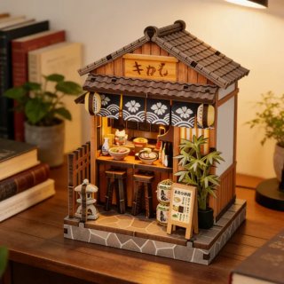 Puzzle 3D Madera Restaurante Ramen Izakaya japones
