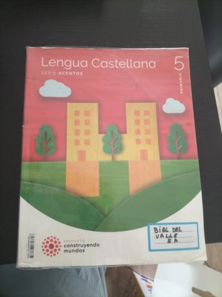 Libro escolar Lengua Castellana 5 Santillana