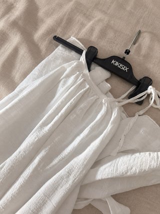 Abito corto bianco