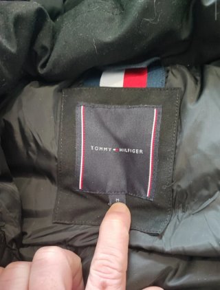Giacca Tommy Hilfiger con pelliccia Nero Tg.M