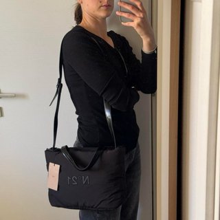 Borsa N21 nylon nera nuova