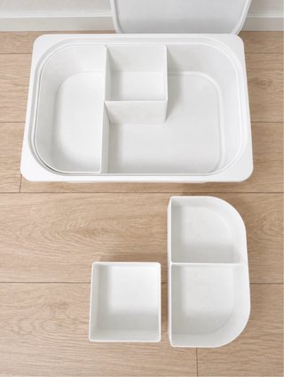 Organizzatore per cassetto IKEA Trofast Bianco