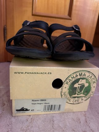 Sandalias piel mujer Panama Jack Talla 41