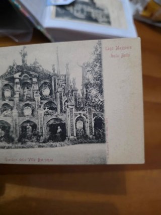 Cartolina Isola Bella Lago Maggiore primi '900