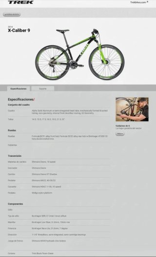 Bicicleta Trek X-Caliber 9