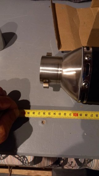 Silenciador moto tipo Akrapovic nuevo