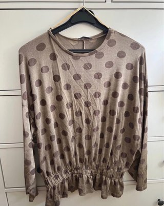 Blusa lunares Zara Talla M