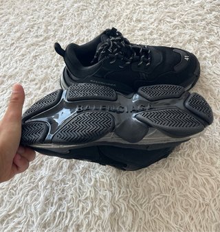 Zapatillas Balenciaga Triple S Talla 41 Negras/Gri