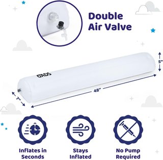 Pack 2 Barreras de Cama Inflables para Niños Pequeños - Barreras de Viaje Seguras - Protector de Cam