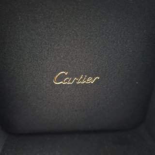 Estuche Caja Pulsera Cartier Roja y Dorada